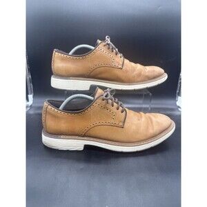 Cole Haan Shoes Mens 11 British Tan Leather Shoe Oxford Casual C34125 Grand 360